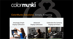 Desktop Screenshot of colormunki.com