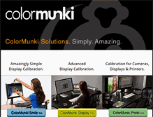 Tablet Screenshot of colormunki.com